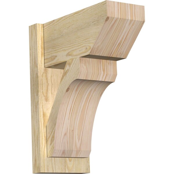 Ekena Millwork Legacy Slat Rough Sawn Outlooker, Douglas Fir, 8"W x 16"D x 20"H OUT08X16X20LEC06RDF - main